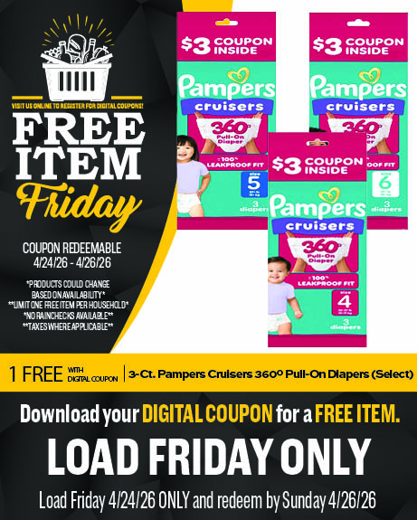 042426 Pampers Free Friday digital2 IGA