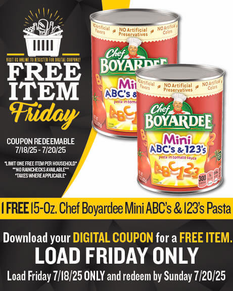 071825 Boyardee Free Friday digital2 IGA