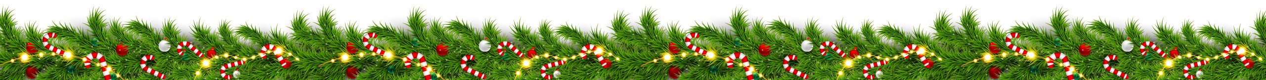 christmas pine footer